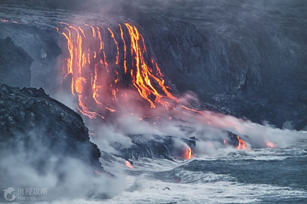 夏威夷一火山喷了3天