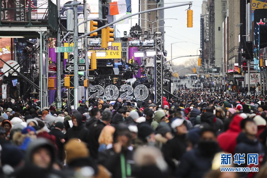 纽约时报广场跨年活动中国元素亮眼